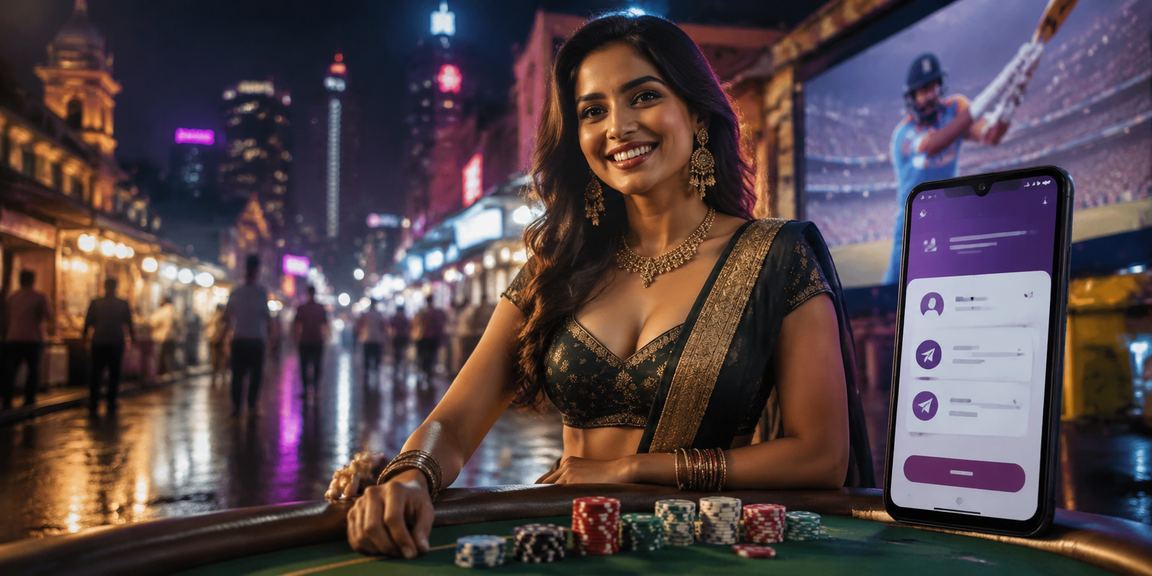 Night cricket betting market scene in Mumbai
